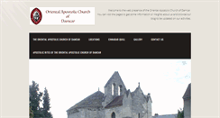 Desktop Screenshot of church-of-damcar.org