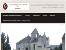 Tablet Screenshot of church-of-damcar.org